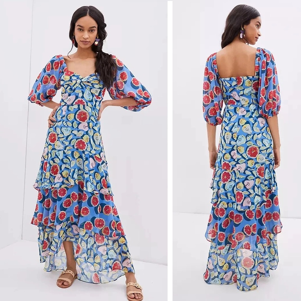 Hutch x Modcloth - Amorous Ambrosia Tiered Maxi Dress - Picture 2 of 16